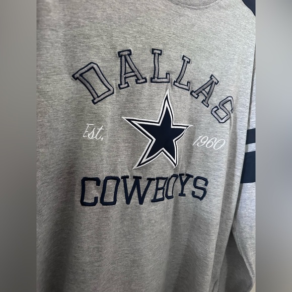 Vintage Dallas Cowboys Long Sleeved T shirt - Large Unisex - Picture 6 of 8